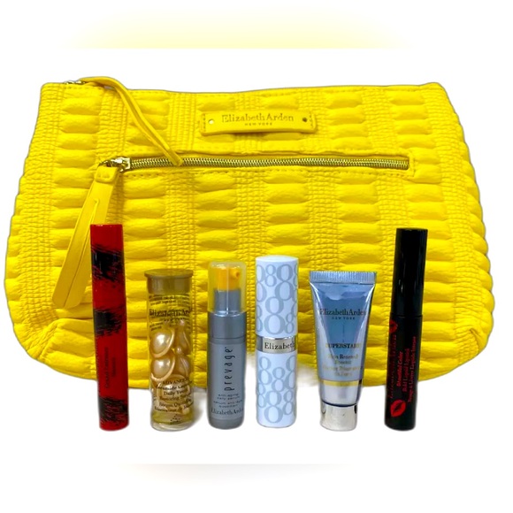 Elizabeth Arden Skincare Elizabeth Arden 5 Pc Set Cosmetic Bag Nwt